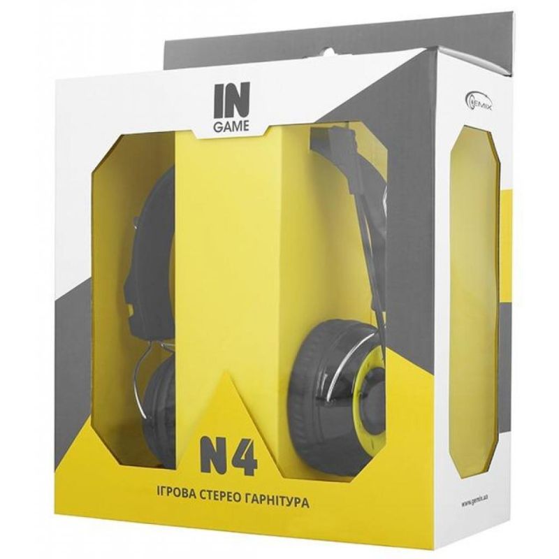 Навушники Gemix (N4 Black-Yellow Gaming)