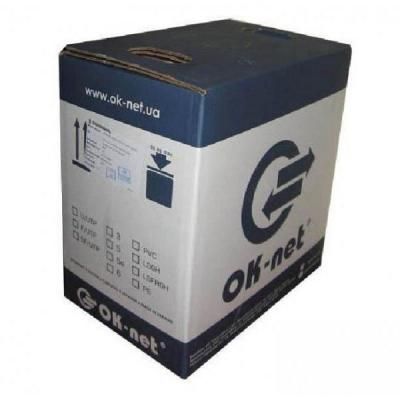 Кабель сетевой OK-Net UTP 305м Cat.6 outdoor (U/UTP-cat.6) (КПП-ВП (250) 4*2*0,54)
