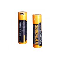 Аккумулятор Fenix 18650 2600 mAh micro usb зарядка (ARB-L18-2600U)