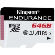 Карта пам\'яті Kingston 64GB microSDXC class 10 UHS-I U1 A1 High Endurance (SDCE/64GB)