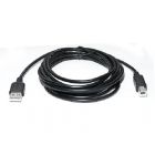Кабель для принтера USB 2.0 AM/BM 2.0m Pro black REAL-EL (EL123500026)