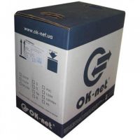 Кабель сетевой OK-Net FTP cat.5e patch AWG26/7 305м (F/UTP-cat.5Е-SL patch AWG26) (КГПВЭ-ВП (100) 4*2*AWG26/7)