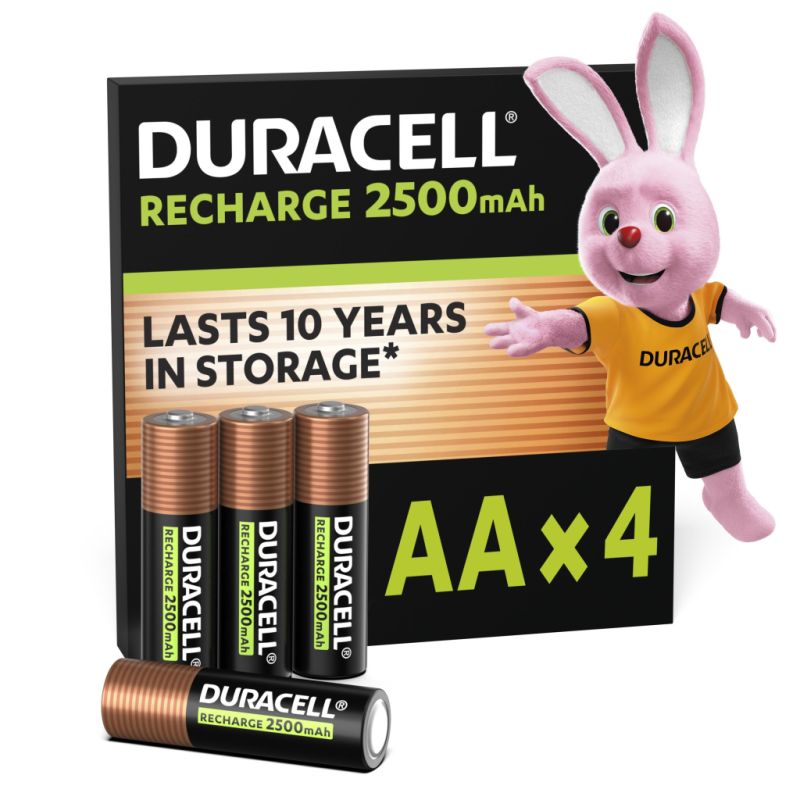 Акумулятор Duracell AA HR6 2500mAh * 4 (5000394057203 / 5007308)