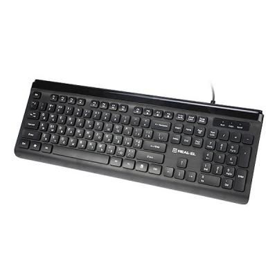 Клавіатура REAL-EL 7085 Comfort Black (EL123100032)