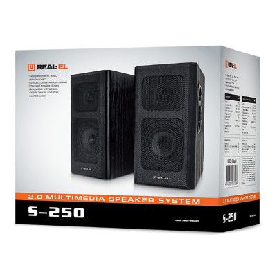 Акустическая система REAL-EL S-250 Black (EL121000005)