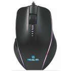 Мишка REAL-EL RM-747 USB Black (EL123200028)