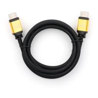Кабель мультимедийный HDMI M to HDMI M 3.0m V2.0 Vinga (VCPDCHDMI2VMM3BK)
