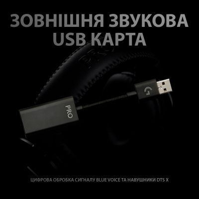 Наушники Logitech G PRO X Gaming Headset Black (981-000818)