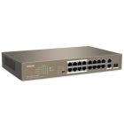 Коммутатор сетевой Tenda (TEF1118P-16-150W)
