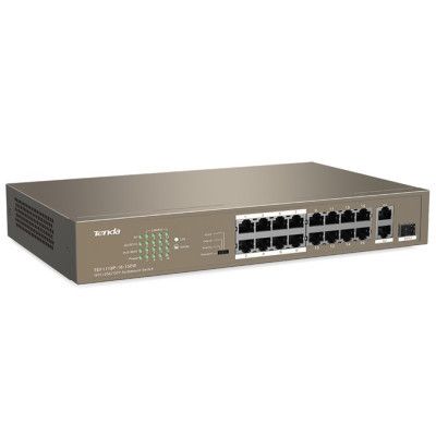 Коммутатор сетевой Tenda (TEF1118P-16-150W)