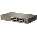 Коммутатор сетевой Tenda (TEF1118P-16-150W)