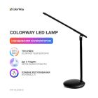 Настольная лампа ColorWay 4W со встроенным аккумулятором 1800 mAh USB in/out 5V*1A, black (CW-DL02B-B)