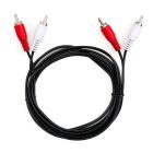 Кабель мультимедийный 2xRCA M to 2xRCA M 1.8m Vinga (VCP2RCA1.8)