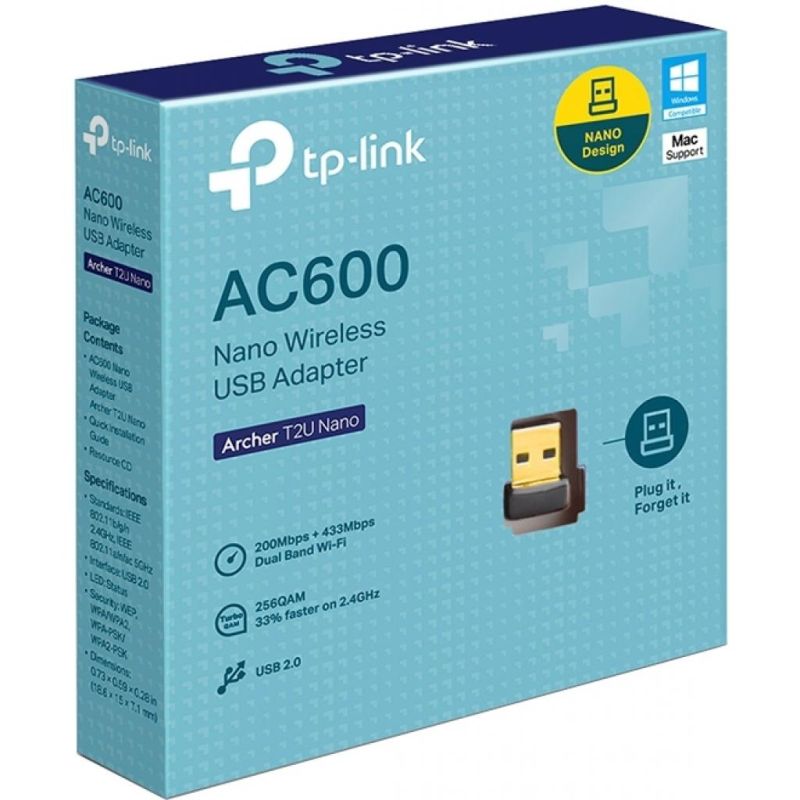 Сетевая карта Wi-Fi TP-Link (ARCHER-T2U-NANO)