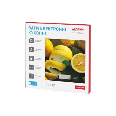Ваги кухонні Ardesto (SCK-893LEMON)