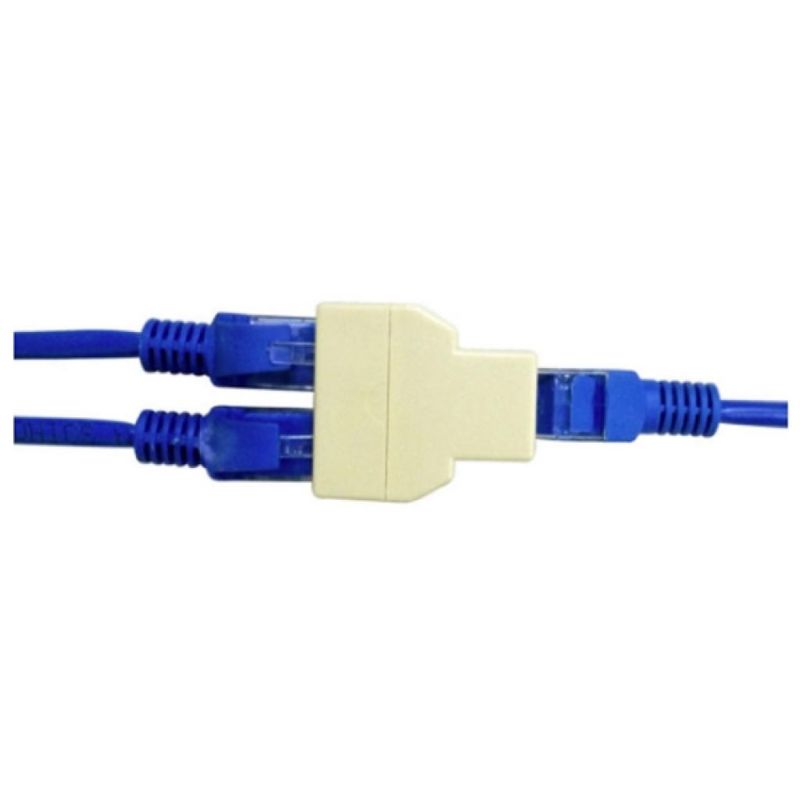 Сплиттер Atcom витой пары, UTP, 8P8C J-45 1port (female) to 2port (female) (12450)