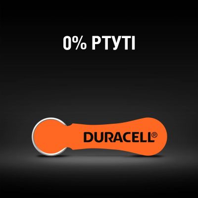 Батарейка Duracell для слухових апаратів розмір 13, 6 шт. в упаковці (5004322)