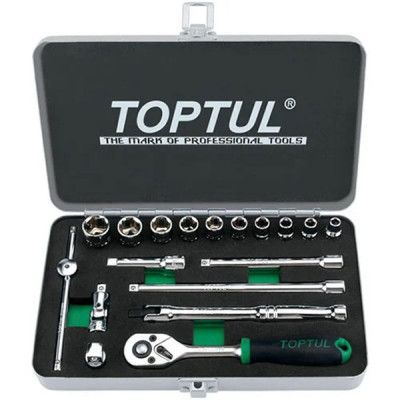 Набор инструментов Toptul дюймових 1/4" 18од. 3/16"-9/16" (GCAD1811)