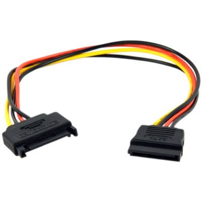 Кабель живлення Cablexpert SATA power extention 0.3 м (CC-SATAMF-01)