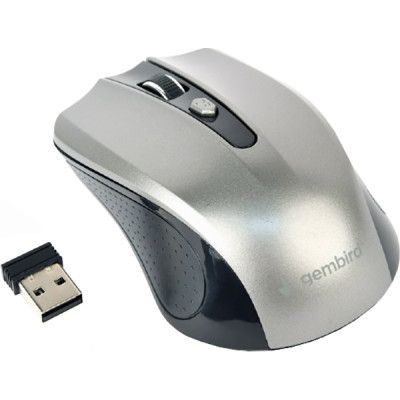 Мышка Gembird (MUSW-4B-04-BG) Grey+Black (MUSW-4B-04-BG)