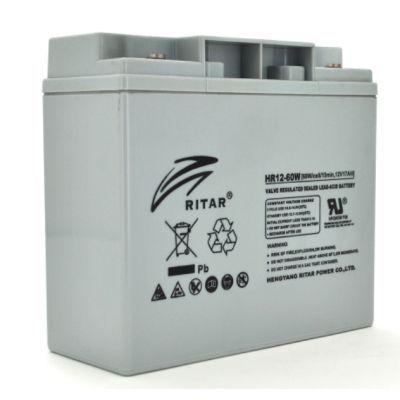 Батарея до ДБЖ Ritar HR12-60W, 12V-17.0Ah (HR1260W)