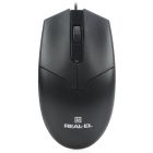 Мишка REAL-EL RM-208 USB Black (EL123200030)