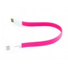 Дата кабель USB 2.0 AM to USB-C 0.18m pink Extradigital (KBU1788)