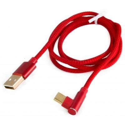 Дата кабель USB 2.0 AM to USB-C 1.0m 90° corner Extradigital (KBU1763)