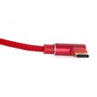 Дата кабель USB 2.0 AM to USB-C 1.0m 90° corner Extradigital (KBU1763)