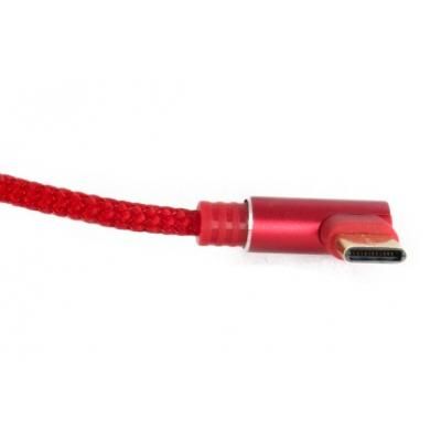 Дата кабель USB 2.0 AM to USB-C 1.0m 90° corner Extradigital (KBU1763)