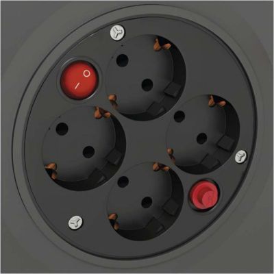 Мережевий подовжувач EMOS катушка 4 роз., 50 м (P092501)