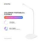 Настольная лампа ColorWay LED Portable & Flexible со встроенным аккумулятором 500mAh (CW-DL06FPB-W)