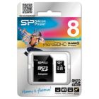 Карта пам\'яті Silicon Power 8GB microSD class 10 (SP008GBSTH010V10SP)