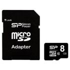 Карта пам\'яті Silicon Power 8GB microSD class 10 (SP008GBSTH010V10SP)