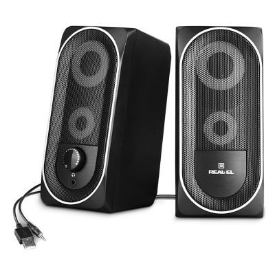 Акустическая система REAL-EL S-110 USB Black (EL121100009)