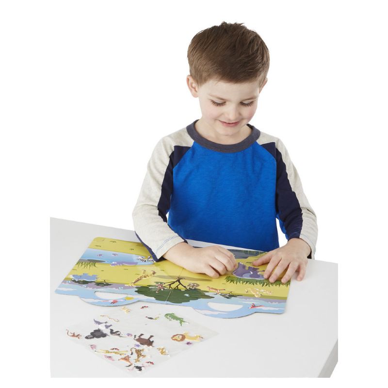 Набор для творчества Melissa&Doug Объемные наклейки Сафари (MD9106)