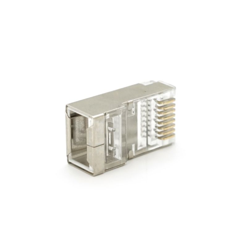 Коннектор RJ45 cat.6 FTP, экранированный, 50 шт упаковка Merlion (RJ45ML-2-50-CAT6-FTP / 10566)