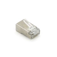 Коннектор RJ45 cat.6 FTP, экранированный, 50 шт упаковка Merlion (RJ45ML-2-50-CAT6-FTP / 10566)