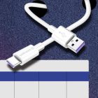 Дата кабель USB 2.0 AM to USB-C 1.0m 5A white ColorWay (CW-CBUC019-WH)