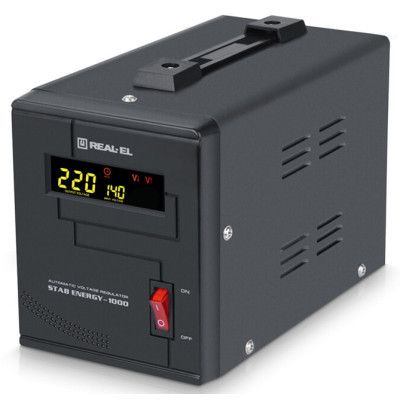 Стабилизатор напряжения REAL-EL STAB ENERGY-1000 (EL122400012)