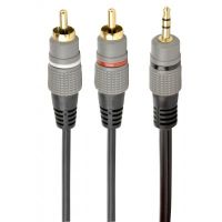 Кабель мультимедийный 3.5mm M to 2xRCA M 2.5m Cablexpert (CCA-352-2.5M)