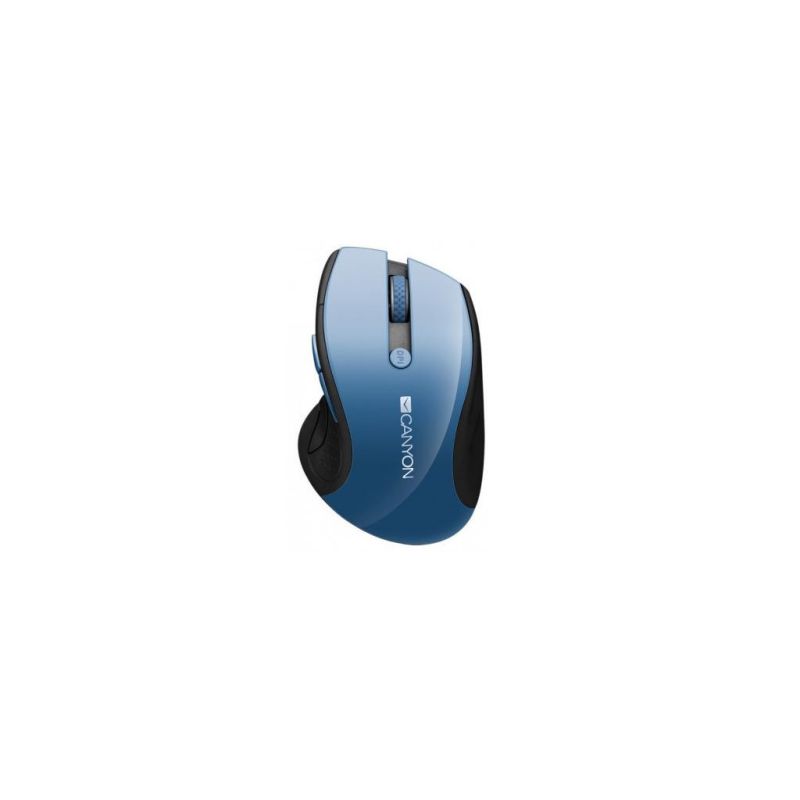 Мышка Canyon Wireless Black/Blue (CNS-CMSW01BL)
