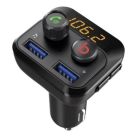 FM модулятор Grand-X (98GRX) MegaBass, Bluetooth V5.0 MicroSD, 2USB , MegaBass, han (98GRX)
