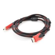 Кабель мультимедійний HDMI M to HDMI M 25.0m V1.4 black/red Merlion (YT-HDMI(M)/(M)NY/RD-25m)