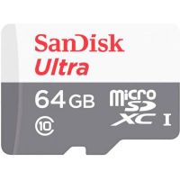 Карта пам\'яті SanDisk 64GB microSD class 10 Ultra Light (SDSQUNR-064G-GN3MN)