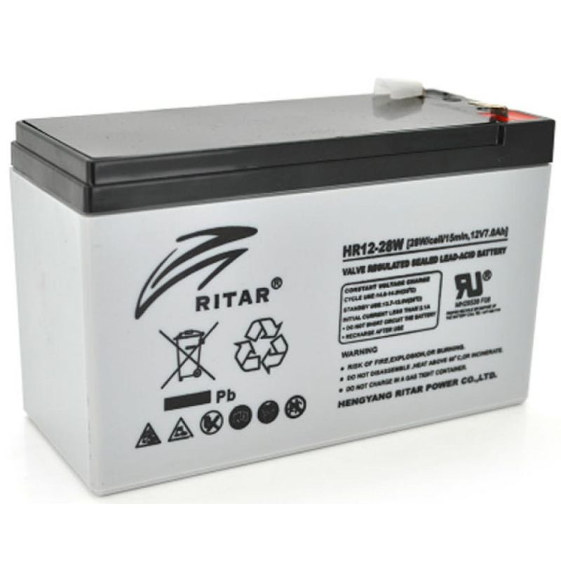 Батарея до ДБЖ Ritar , 12V-7.0Ah (HR1228W)