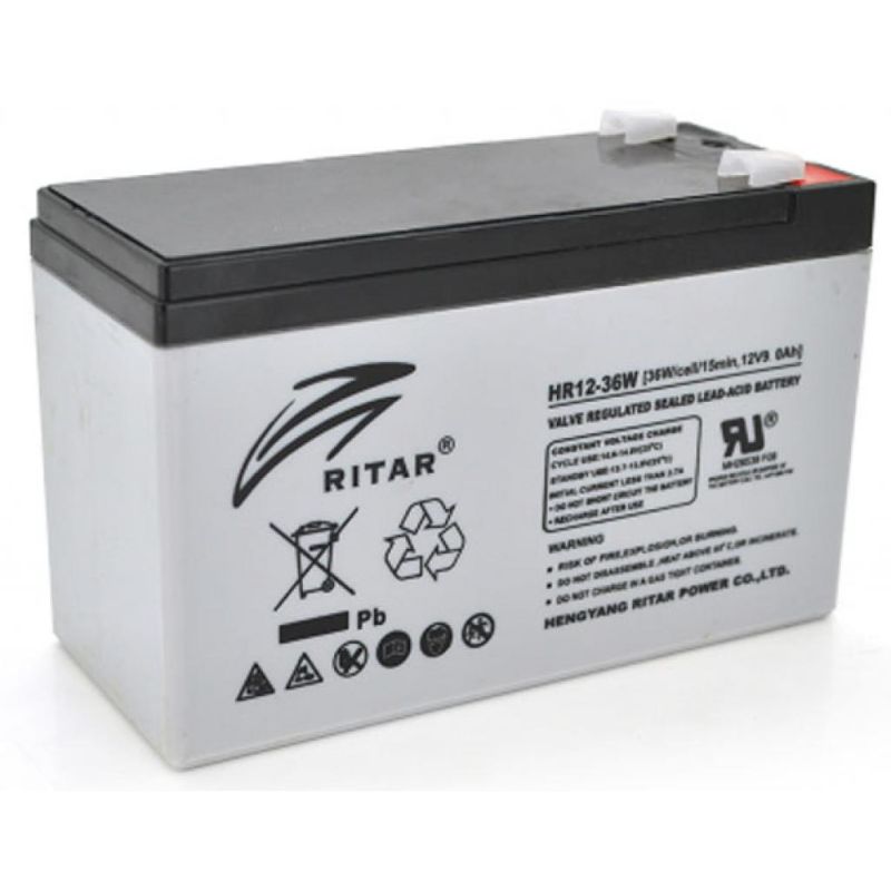 Батарея до ДБЖ Ritar , 12V-9.0Ah (HR1236W)