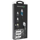 Дата кабель USB 2.0 AM to Micro 5P 1.0m Magnet Grand-X (MG-01M)