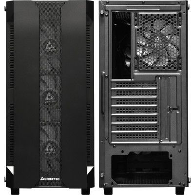 Корпус для ПК Chieftec Gaming Hunter Tempered Glass Edition (GS-01B-OP)