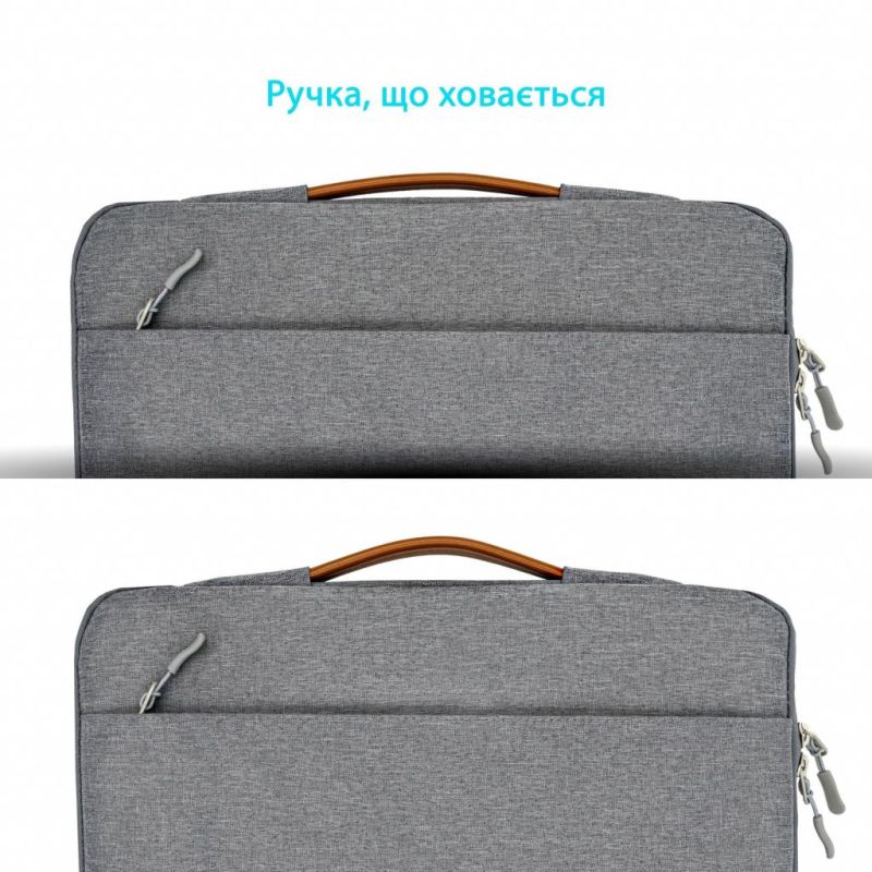 Чехол для ноутбука Grand-X 15'' SLX Grey (SLX-15G)